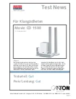 Canton MOVIE CD 1500 - TEST NEWS (German) Features preview