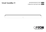 Preview for 1 page of Canton Smart Soundbar 9 Operating Instructions Manual