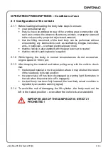 Preview for 11 page of Cantoni JOLLY 2010 User And Maintenance Handbook