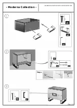 Предварительный просмотр 2 страницы Cantoni Moderna Nightstand Assembling Instruction