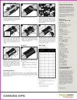 Предварительный просмотр 2 страницы CANUSA-CPS GTS-65 Instructions