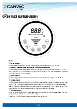 Предварительный просмотр 16 страницы Canvac Q Air CLR6420V Use Instructions