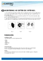 Предварительный просмотр 12 страницы CANVAC CBF1303V User Manual