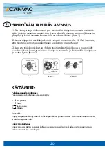 Предварительный просмотр 20 страницы CANVAC CBF1303V User Manual