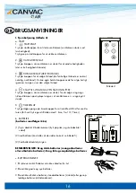 Предварительный просмотр 16 страницы CANVAC Q AIR CPF4360S User Manual