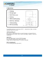 Предварительный просмотр 10 страницы CANVAC Q CLEAN 250 User Manual