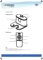 Предварительный просмотр 8 страницы CANVAC Q CLEAN R260 User Manual