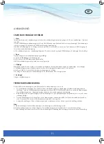 Предварительный просмотр 11 страницы CANVAC Q CLEAN R260 User Manual