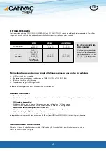 Preview for 6 page of CANVAC Q HEAT T Series User Manual