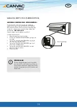 Preview for 18 page of CANVAC Q HEAT T Series User Manual