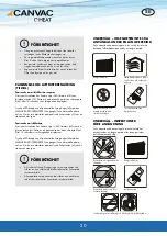 Preview for 20 page of CANVAC Q HEAT T Series User Manual