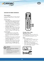 Preview for 34 page of CANVAC Q HEAT T Series User Manual