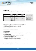 Preview for 50 page of CANVAC Q HEAT T Series User Manual