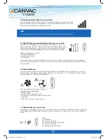 Preview for 10 page of CANVAC QCLEAN C130 User Manual