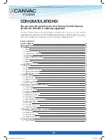 Preview for 14 page of CANVAC QCLEAN C130 User Manual