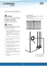 Предварительный просмотр 56 страницы CANVAC QHW-TA09A Installation Manual