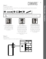 Preview for 9 page of Canvas 064-3177-0 Assembly Instructions Manual