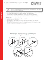 Preview for 6 page of Canvas 068-7588-0 Assembly Instructions Manual