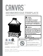 Preview for 1 page of Canvas 085-1271-6 RICHMOND Assembly Instructions Manual