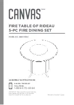 Canvas 088-0538-4 Assembly Instructions Manual preview