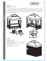 Preview for 13 page of Canvas 088-1682-2 Assembly Instruction Manual