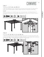 Preview for 9 page of Canvas 088-1759-2 Assembly Instructions Manual