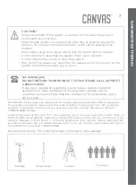 Предварительный просмотр 7 страницы Canvas 088-2006-8 Assembly Instructions Manual