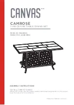 Canvas A208005504 Assembly Instructions Manual preview