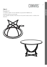 Preview for 7 page of Canvas ARC DINING TABLE 068-7597-8 Assembly Instructions Manual