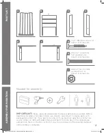 Preview for 2 page of Canvas ARROWHEAD RECYCLED MUSKOKA CHAIR 088-2172 Assembly Instructions Manual