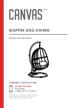 Canvas BAFFIN 088-2292-4 Assembly Instructions Manual preview