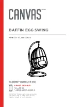 Preview for 1 page of Canvas BAFFIN 088-2292-4 Assembly Instructions Manual