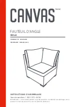 Preview for 18 page of Canvas Bala Corner Chair KVS948D Assembly Instructions Manual