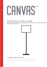 Предварительный просмотр 1 страницы Canvas BYRON 052-8366-8 Assembly Instructions Manual