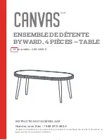 Preview for 26 page of Canvas BYWARD 088-2209-6 Assembly Instructions Manual