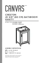 Preview for 1 page of Canvas CRESTON 063-6338-2 Assembly Instructions Manual