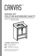 Canvas CTCDOVVNY-GR Assembly Instructions Manual предпросмотр