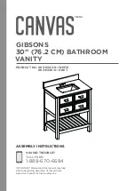 Preview for 1 page of Canvas CTCGIBVNY-GR Assembly Instructions Manual