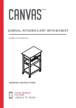 Canvas DORVAL 168-0074-6 Assembly Instructions Manual preview