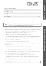 Preview for 3 page of Canvas DUNSMUIR 168-0051-0 Assembly Instructions Manual