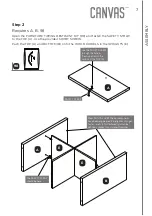 Предварительный просмотр 7 страницы Canvas DUNSMUIR 168-0051-0 Assembly Instructions Manual