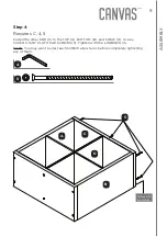 Предварительный просмотр 9 страницы Canvas DUNSMUIR 168-0051-0 Assembly Instructions Manual