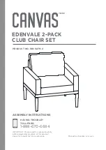 Preview for 1 page of Canvas EDENVALE 188-0279-2 Assembly Instructions Manual