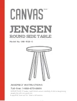 Canvas JENSEN 088-1928-0 Assembly Instructions Manual preview