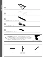 Preview for 2 page of Canvas Manhattan 068-7667-2 Assembly Instructions Manual