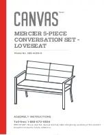 Preview for 6 page of Canvas MERCIER 399-4009-0 Assembly Instructions Manual