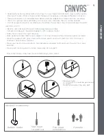 Preview for 5 page of Canvas MONTCLERC 168-0007-8 Assembly Instructions Manual