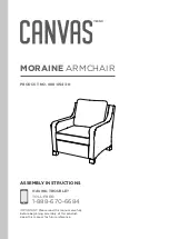 Canvas MORAINE 088-0543-0 Assembly Instructions Manual предпросмотр