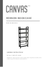 Preview for 1 page of Canvas ROBSON 168-0047-2 Assembly Instructions Manual