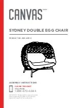 Canvas SYDNEY 088-2291-6 Assembly Instructions Manual preview